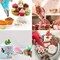 122 Pieces Tipless Piping Bags - 100pcs Disposable Piping Pastry Bag for Royal Icing/Cookies Decorating - 10 Pastry Bag Ties,10 Clips &2 Scriber Needle - Best Cookie/Cake Decorating Tools (14 inch)